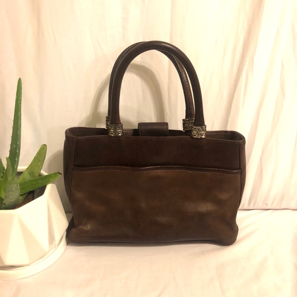 Vintage Fossil 1954 Structured Brown Purse